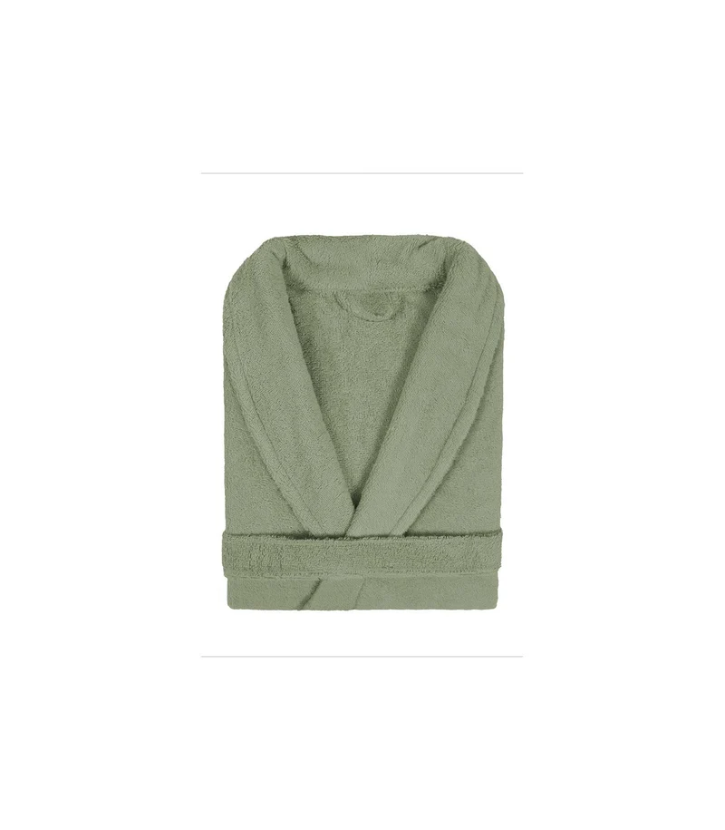 Albornoz Formentera 100% algodón césped