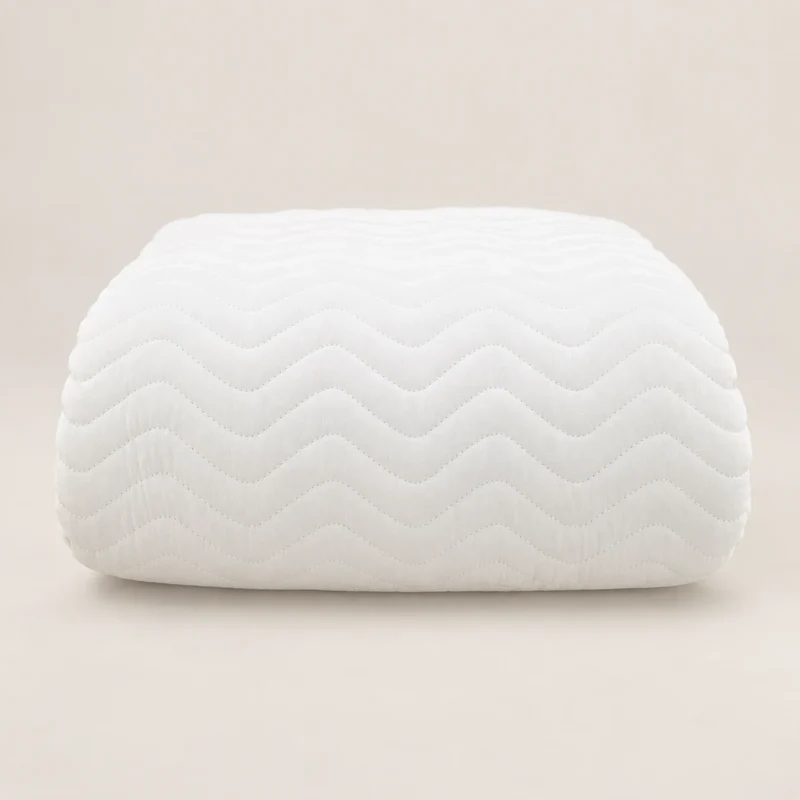 Colcha Bouti Entretiempo Zig Zag Blanca