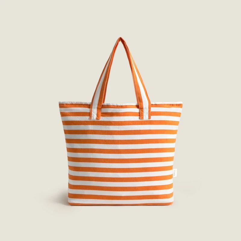 Bolsa playa algodón rayas Hijoro