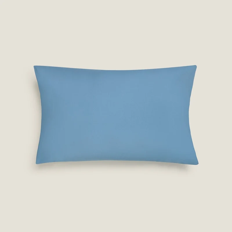 Funda almohada algodón lisa Homi
