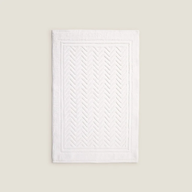 Alfombra baño diseño zig zag Hispa