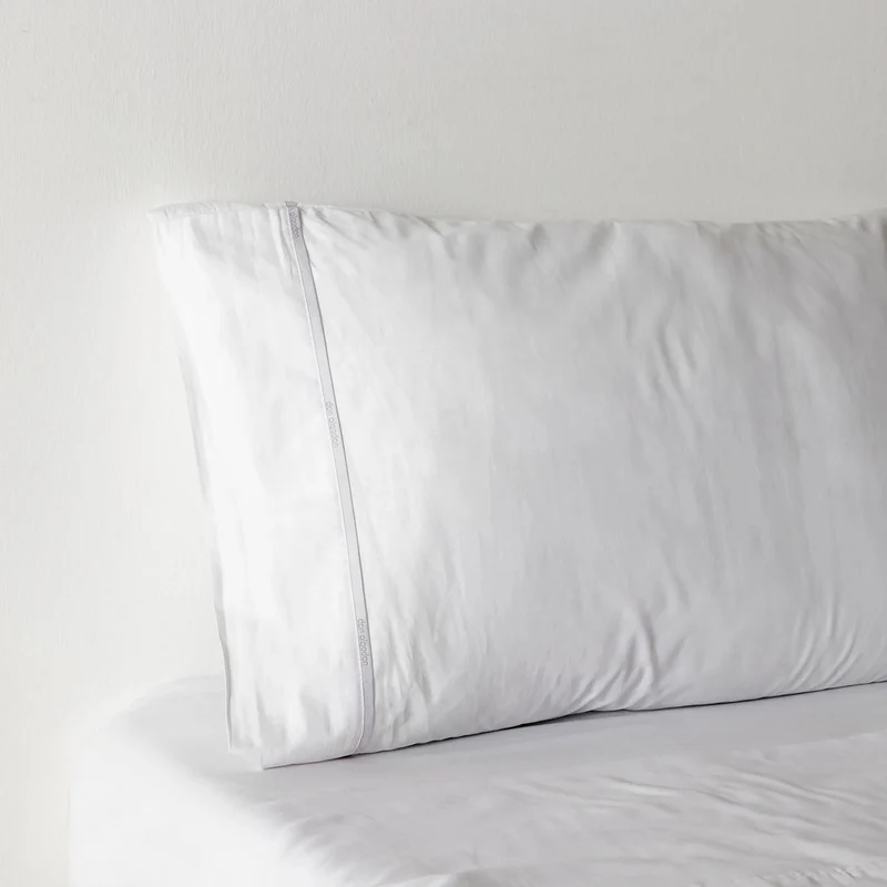 Funda de almohada 100% Algodón Percal 180 hilos muy suave. Color Blanco