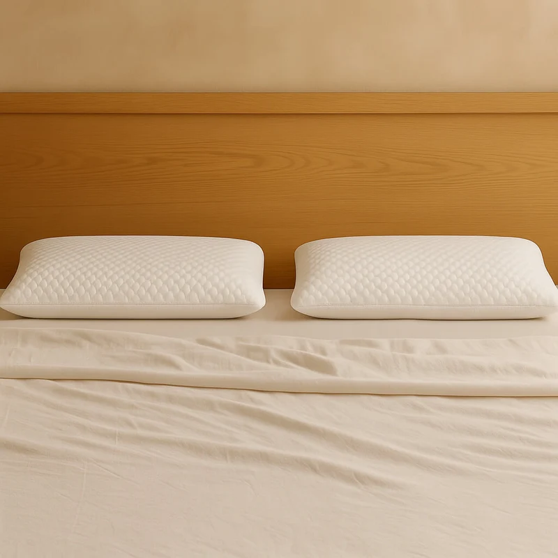 Almohada viscoelástica Firmeza media +12 cm, para dormir de lado o boca arriba