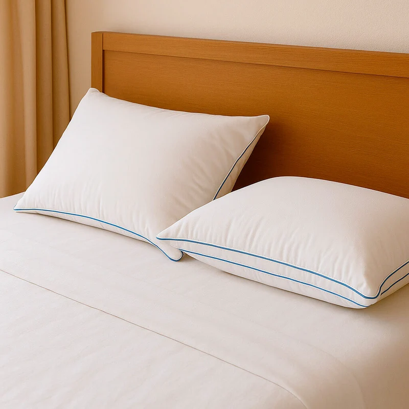 Almohada Tacto Plumón de fibra Gel – Firmeza media, ideal para dormir de lado o boca arriba