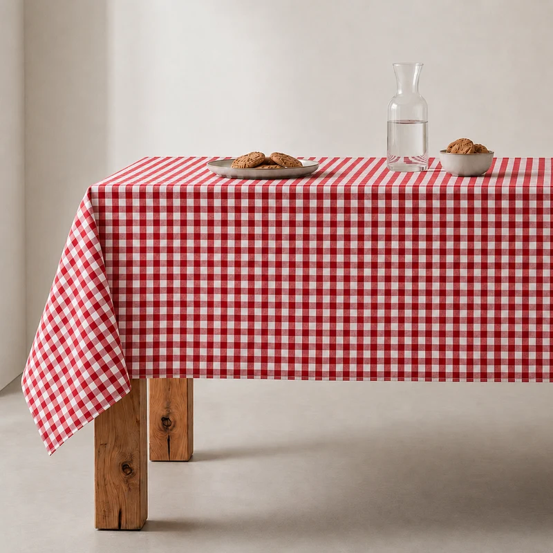MANTEL ANTIMANCHAS VICHY