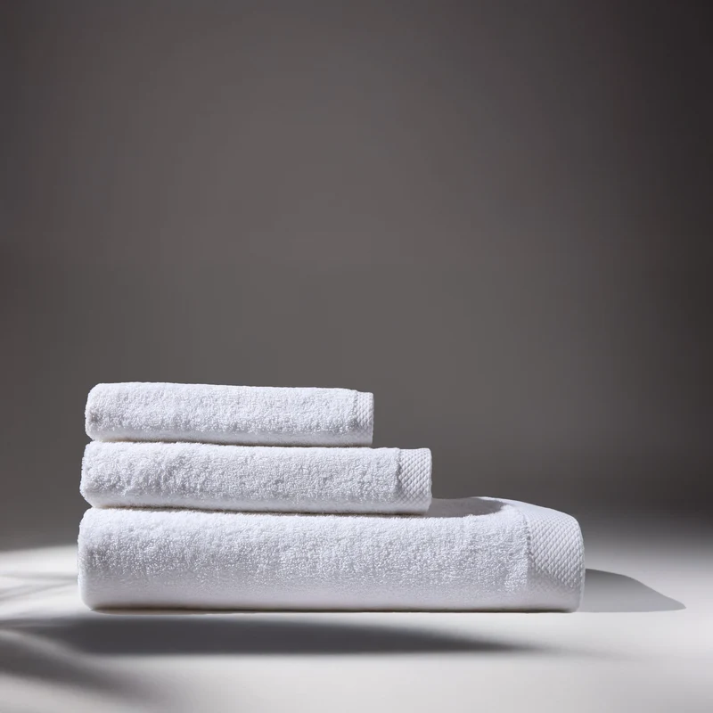 BUNDLE OF SOFT TOWELS OASIS (BUNDLE OF 3) - White