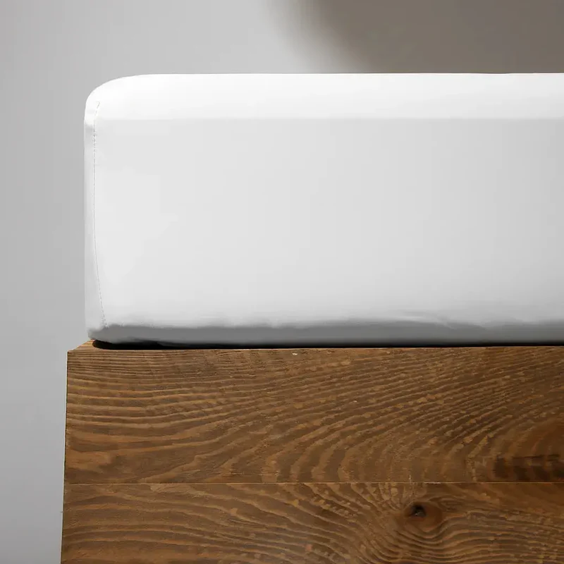 600 THREAD COUNT WHITE FITTED SHEET