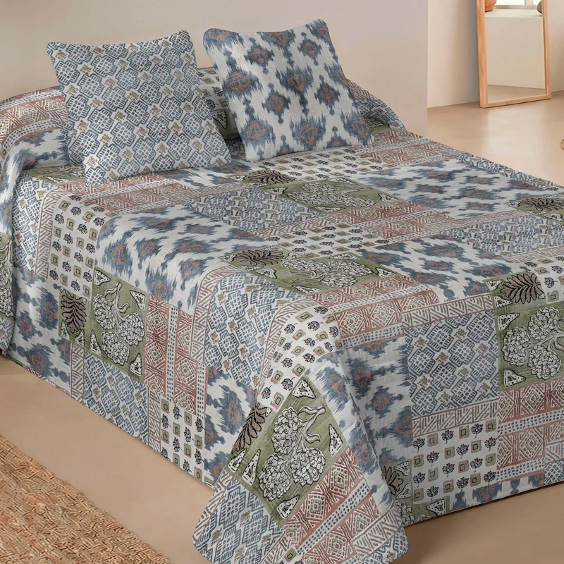 COLCHA BOUTI ESTAMPADA INDIAN