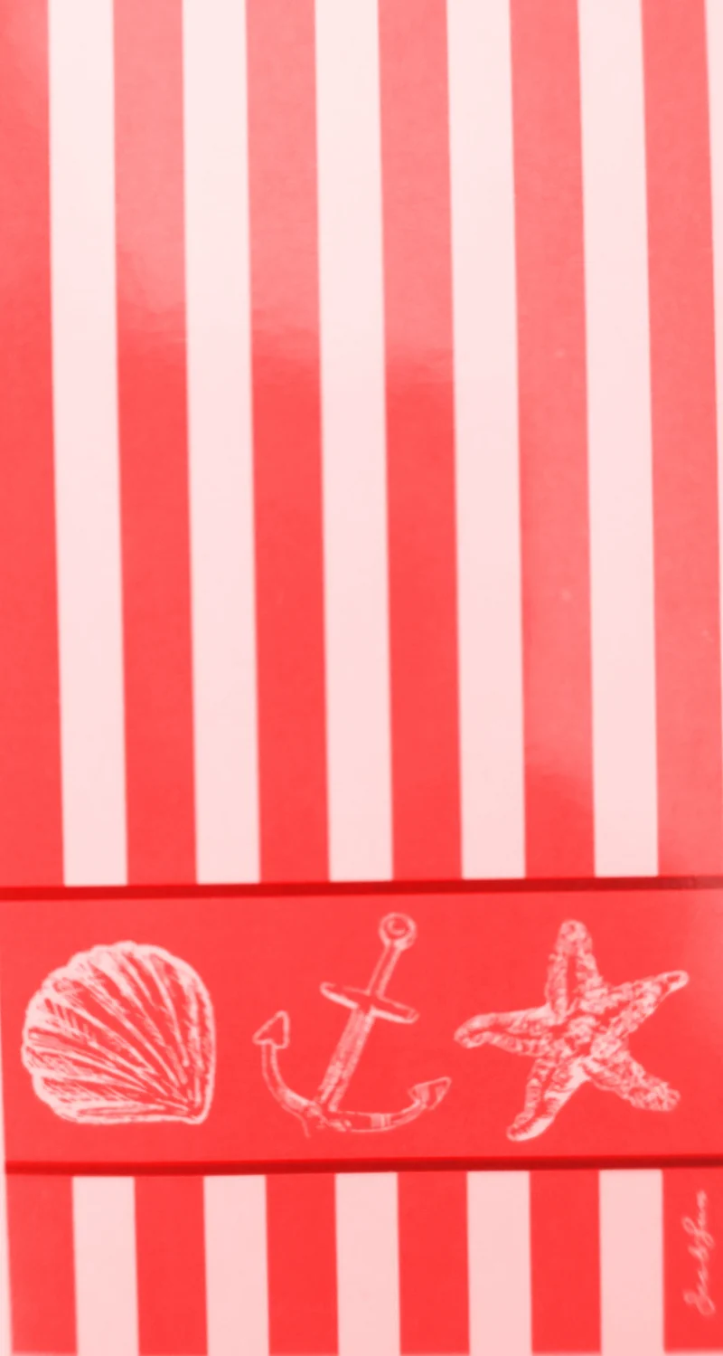 Toalla de Playa Anclas Rosa Microfibra 75x145cm