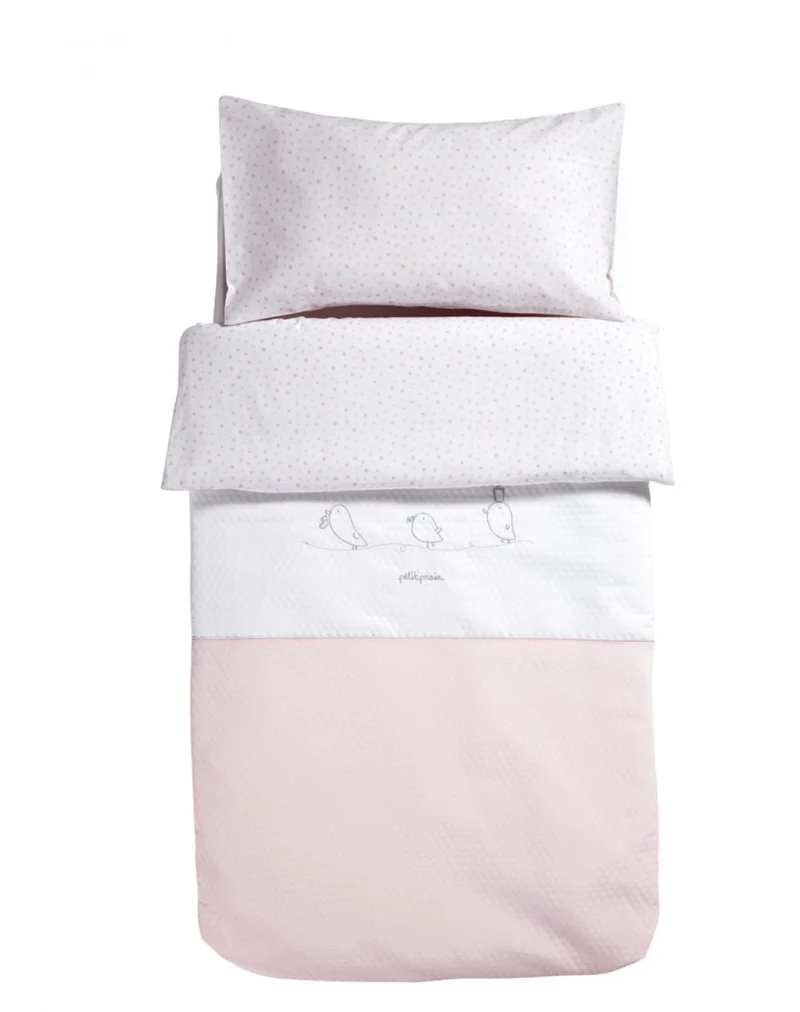 Funda nórdica cuna - PIU PIU ROSA