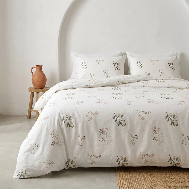 JUEGO FUNDA NÓRDICA FLORAL