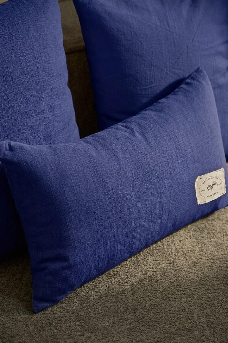 Funda de cojín azul Gavema