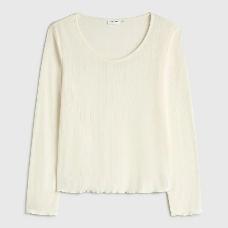 Camiseta punto canalé Nunu