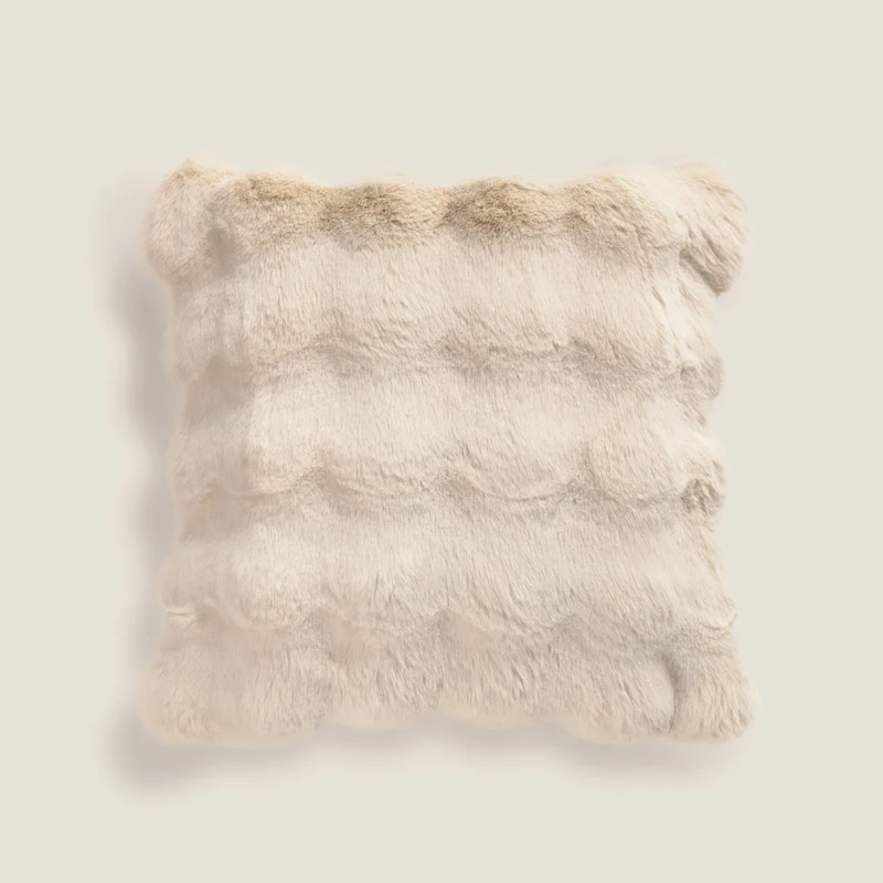 Funda de cojín de pelo Pudelina