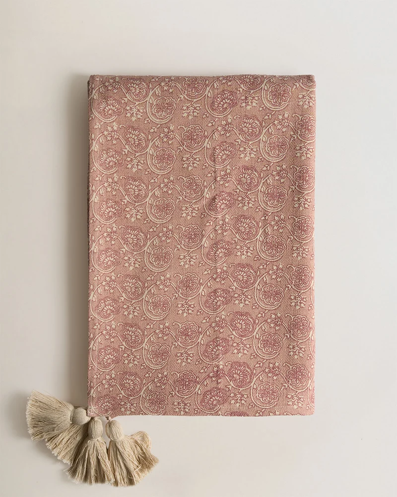 Plaid algodón flores eclat rosette