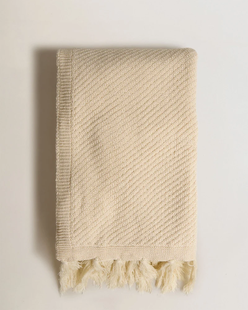 Plaid tondelo natural