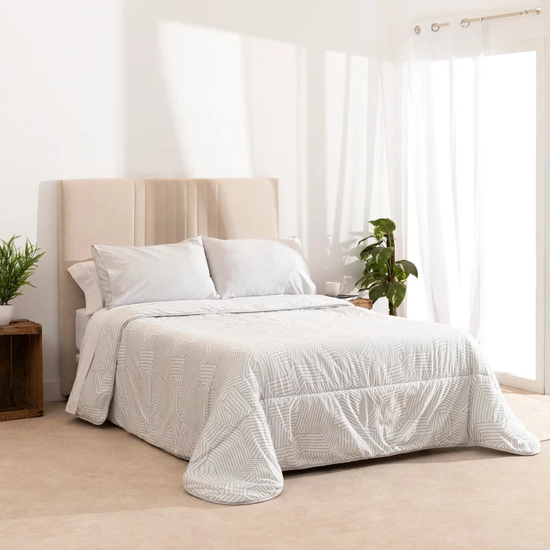 Edredón Conforter Beige Moderno