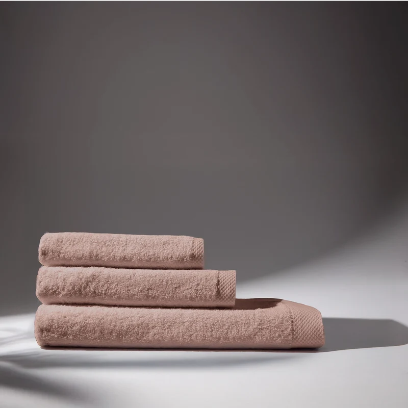 BUNDLE OF SUPER SOFT TOWELS OASIS (BUNDLE OF 3) - Rose