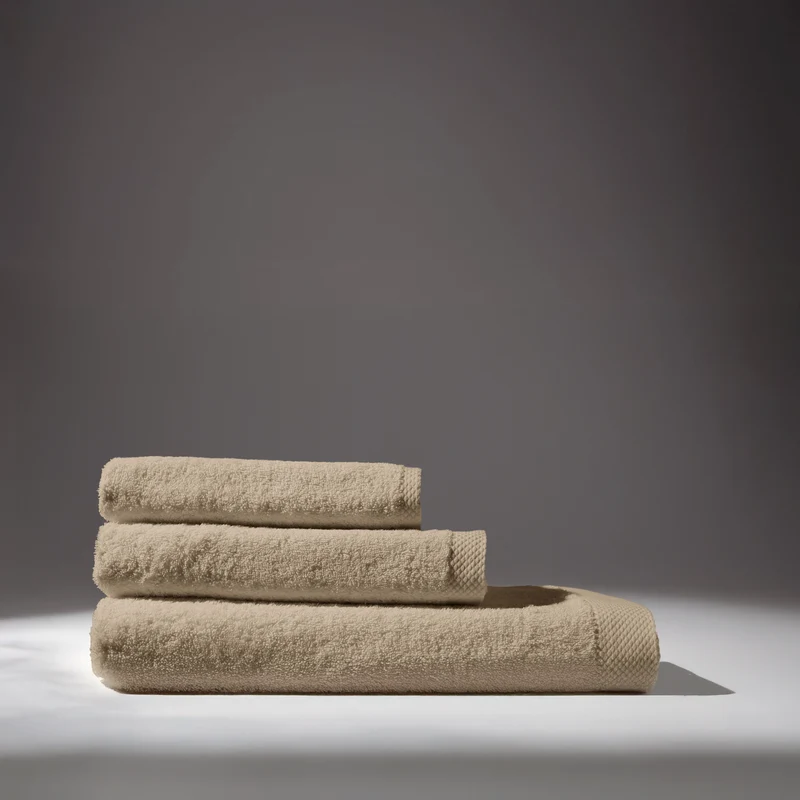 BUNDLE OF SUPER SOFT TOWELS OASIS (BUNDLE OF 3) - Beige