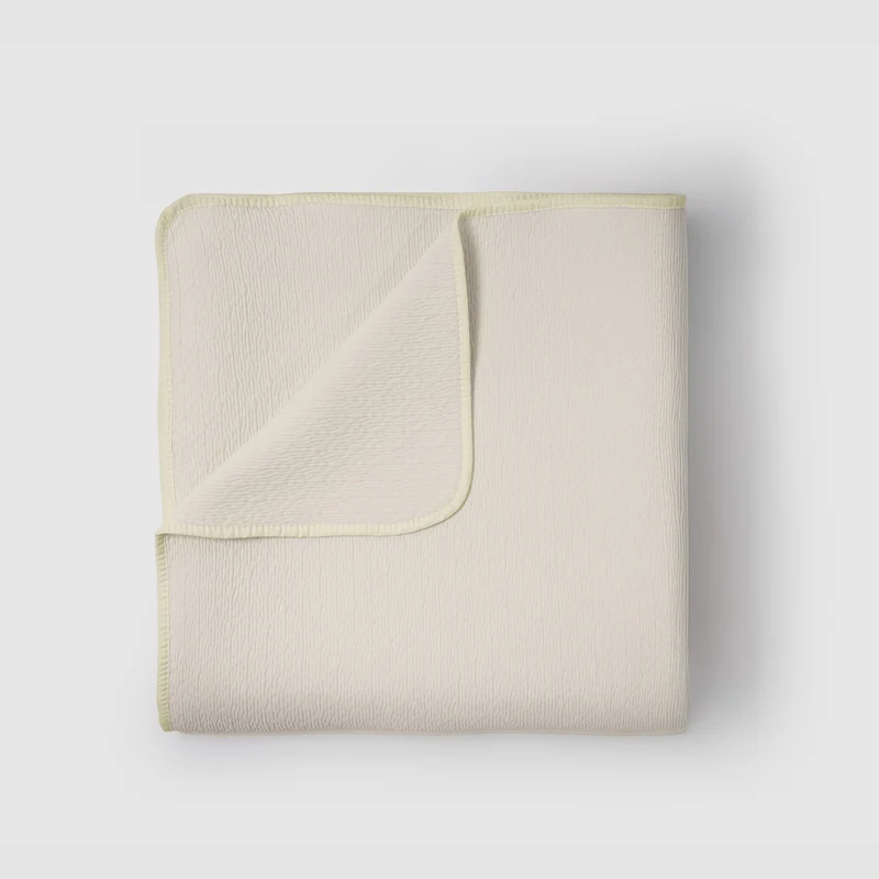 Colcha jacquard ayana natural