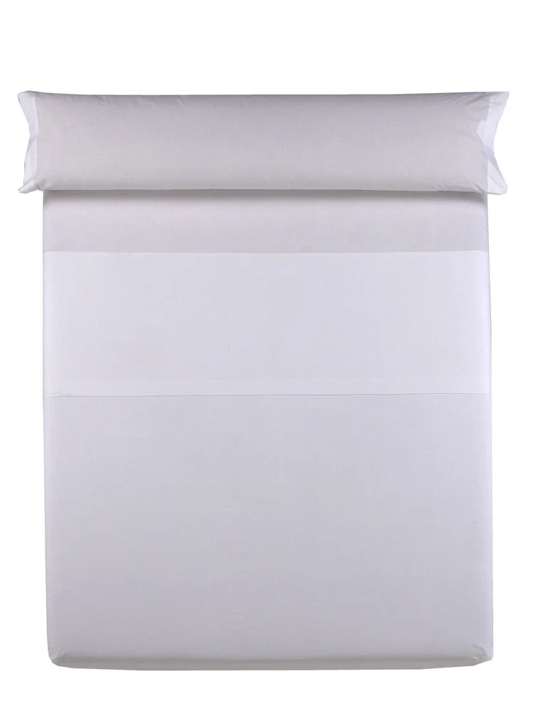Sábanas de Verano Marca Tejidos Reina Diseño Colvi Color Blanco 50% Algodón | Frescas y duraderas