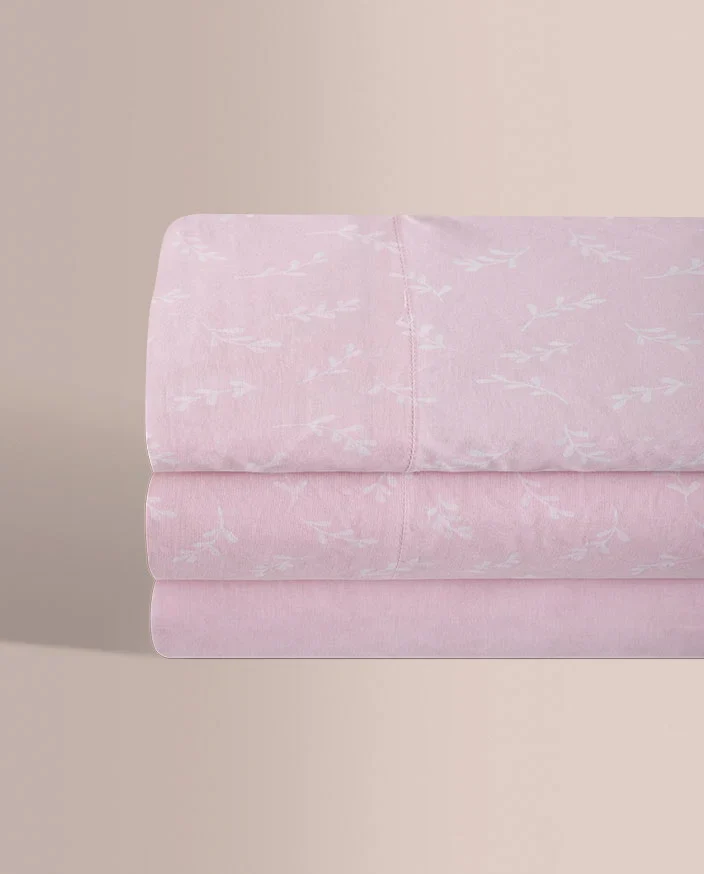 Sábanas de Verano Marca Don Algodón Diseño Zale Rosa 150 Hilos 100% algodón | Suaves y Frescas