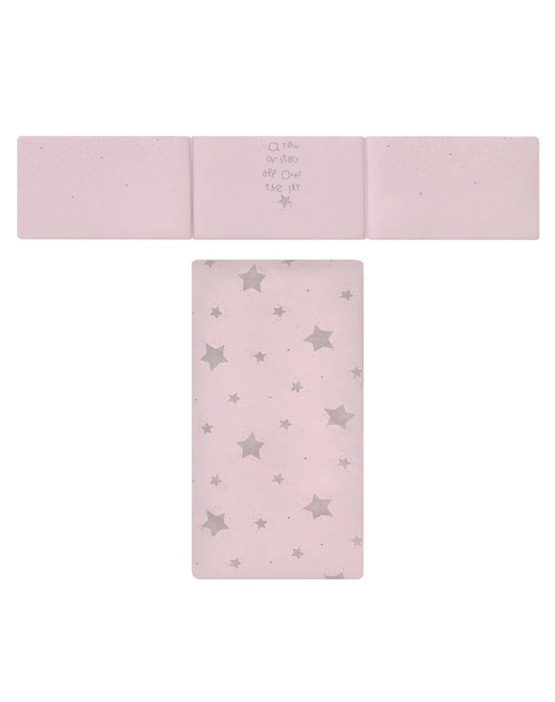 Colcha + protector cuna - ETOILE ROSA