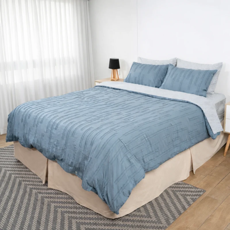 FUNDA DE PLUMÓN COMFORT BLUE