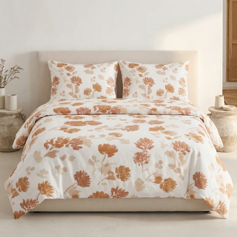 JUEGO FUNDA NÓRDICA FLORAL