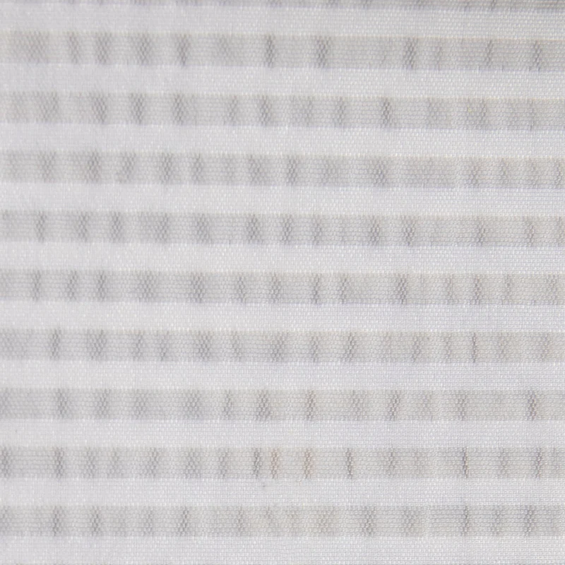 Tela a Rayas Blancas para Bañadores | Gris Claro