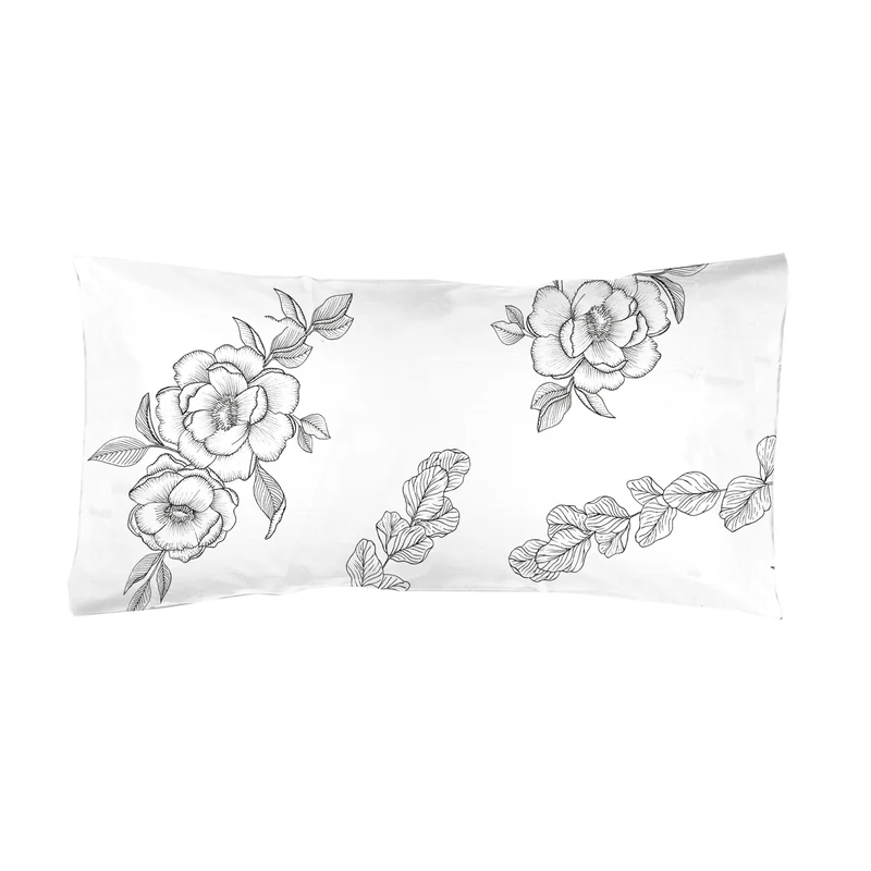Funda almohada Flor Contorno