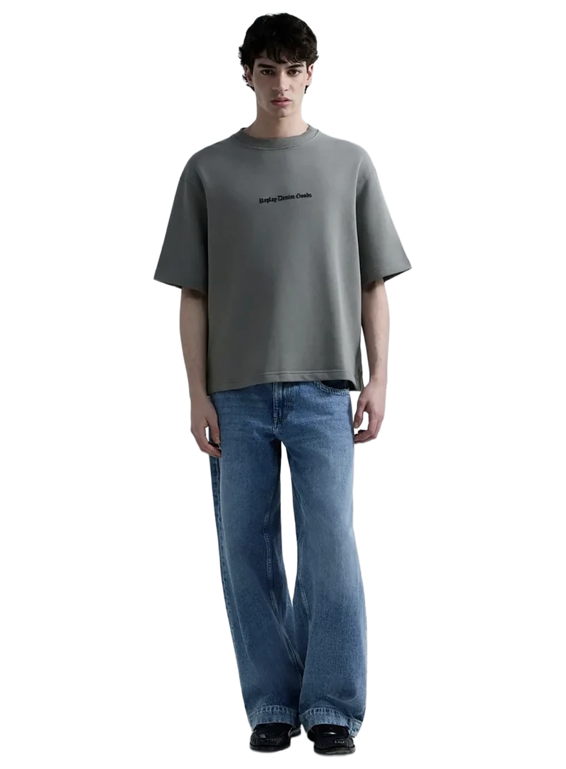 Sudadera De Cuello Redondo De Manga Corta
