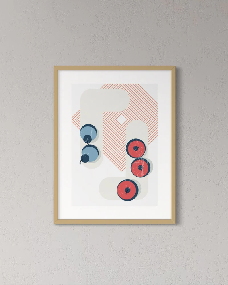 Cuadro Decorativo Geométrico Figuras