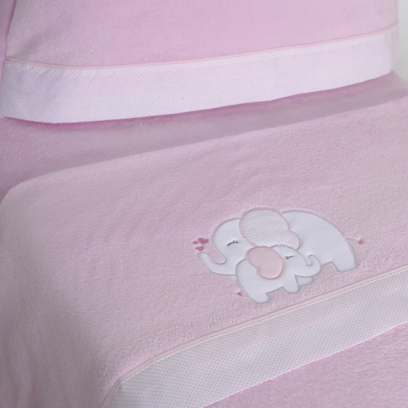 Juego de sábanas cuna coralina 004 rosa