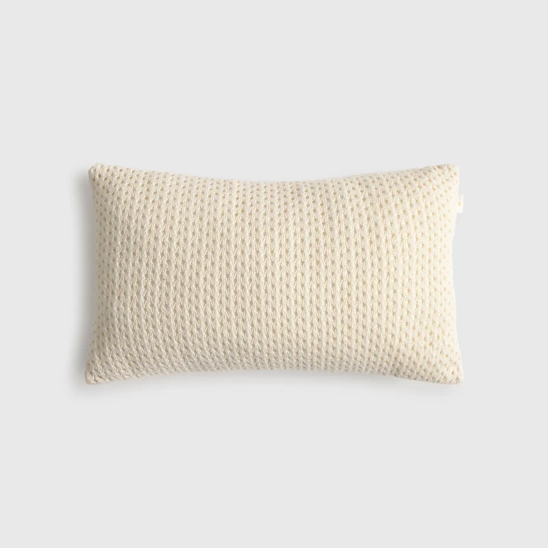 Cojín infantil algodón orgánico tricot calado Ralua