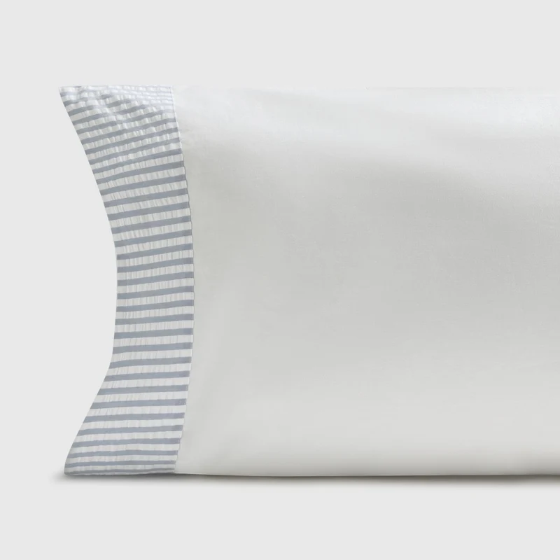 Funda de almohada algodón 180 hilos seersucker Crese