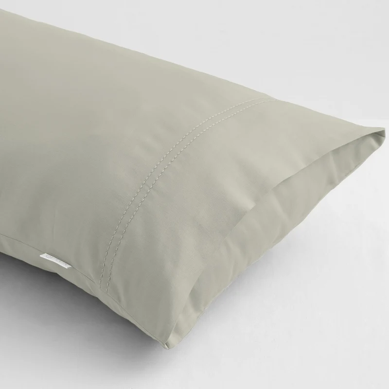 Funda almohada algodón orgánico topo DP