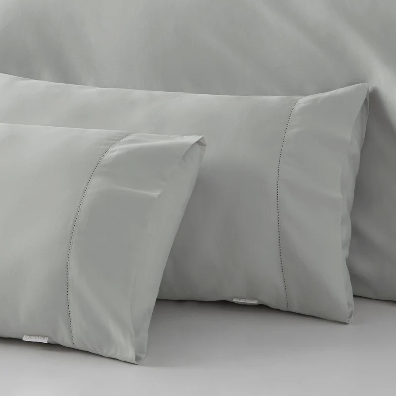 Funda almohada algodón orgánico perla V