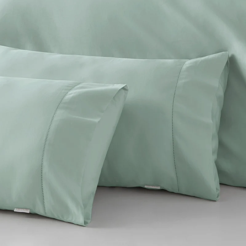 Funda almohada algodón orgánico hielo V