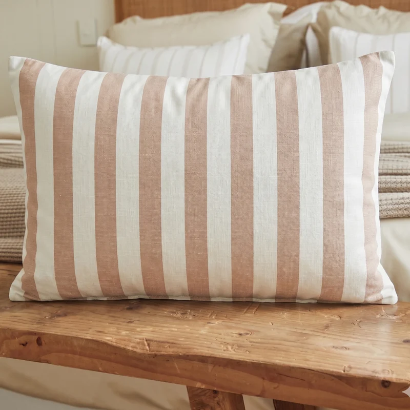 Almohadón Tusor Stripe Raya Gruesa
