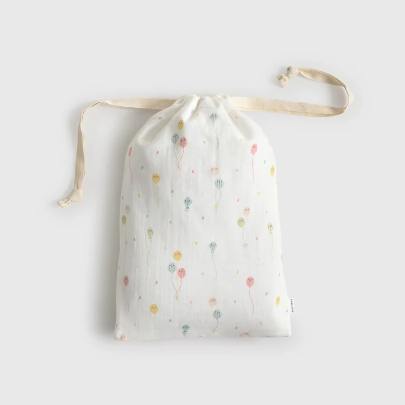 Bolsa algodón gasa globos Globy