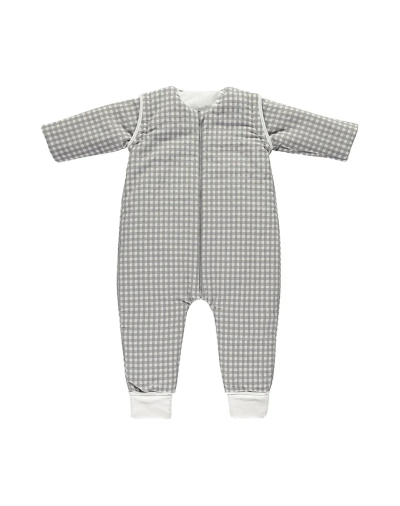 Saco para dormir con pies - CHECKS GRIS