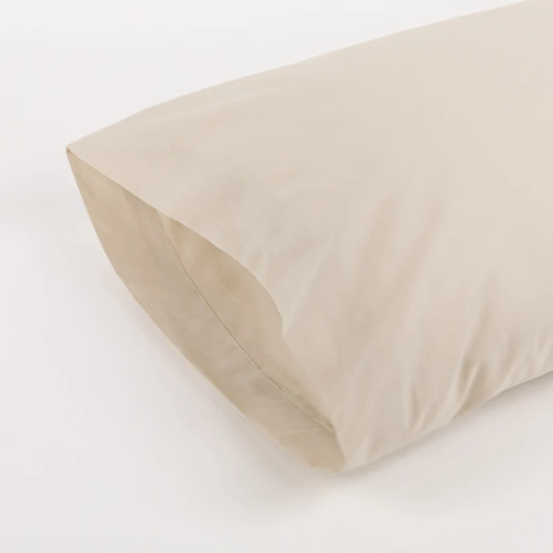 Funda de almohada algodón lisa