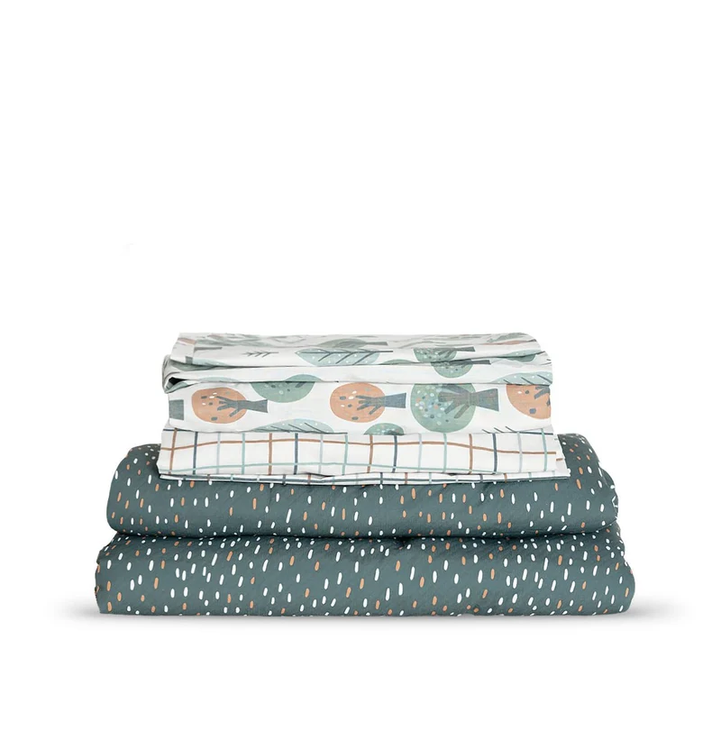 Pack Colcha Ajustable Infantil Lluvia Fantasy