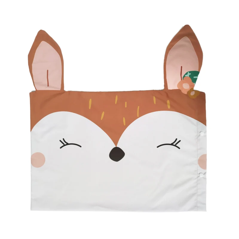 Funda Almohada Infantil con orejas Ciervo
