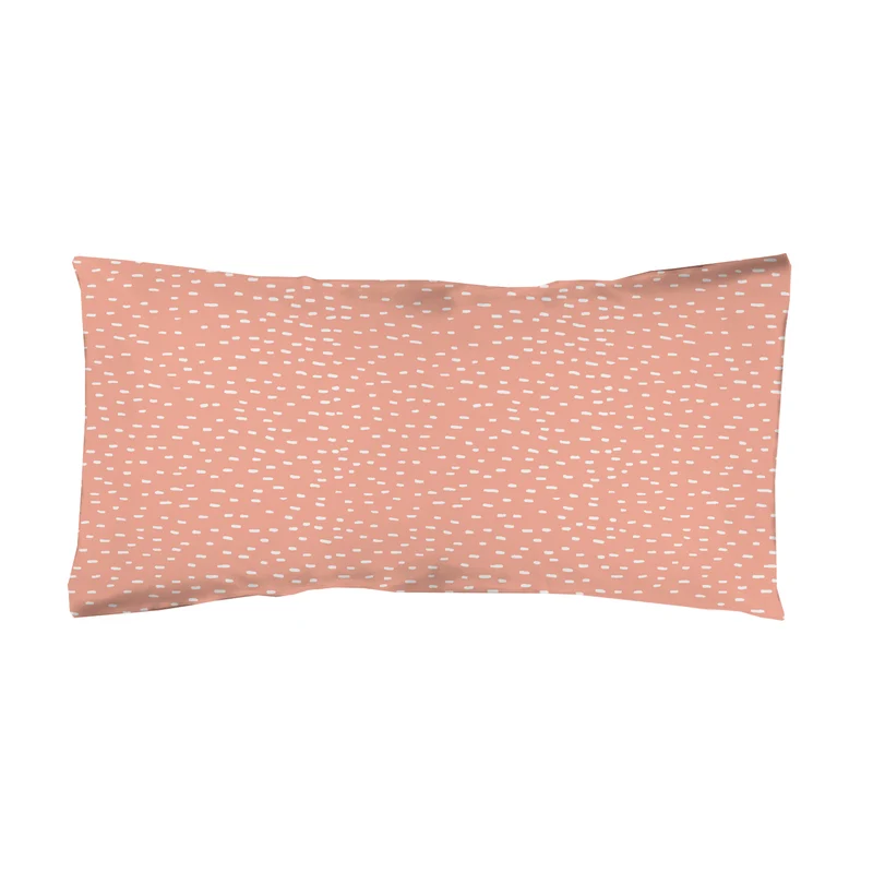 Funda almohada estampada Rain Salmón
