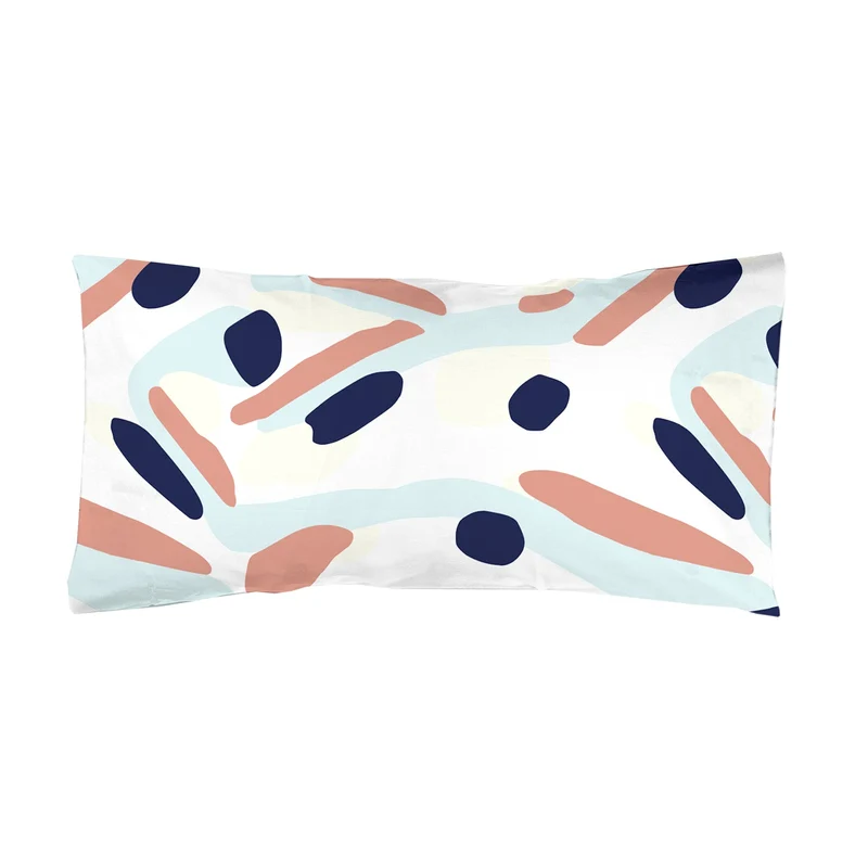 Funda almohada estampada Island Blue