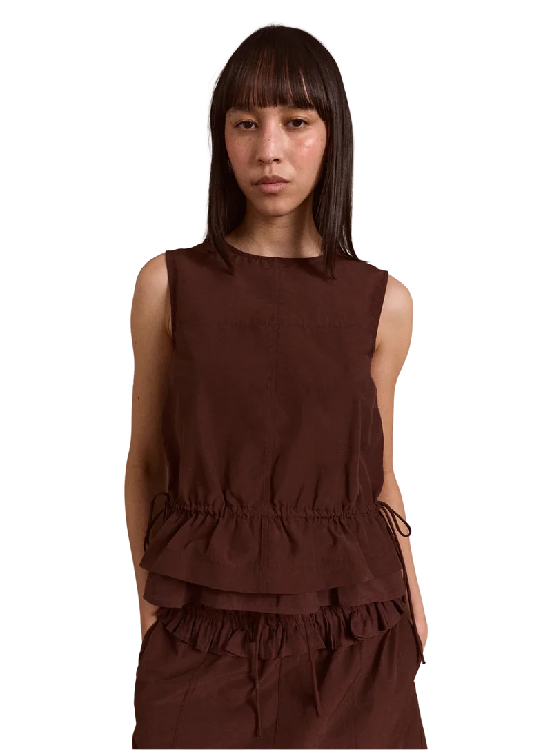 Blusa Ailani Sheer Panel