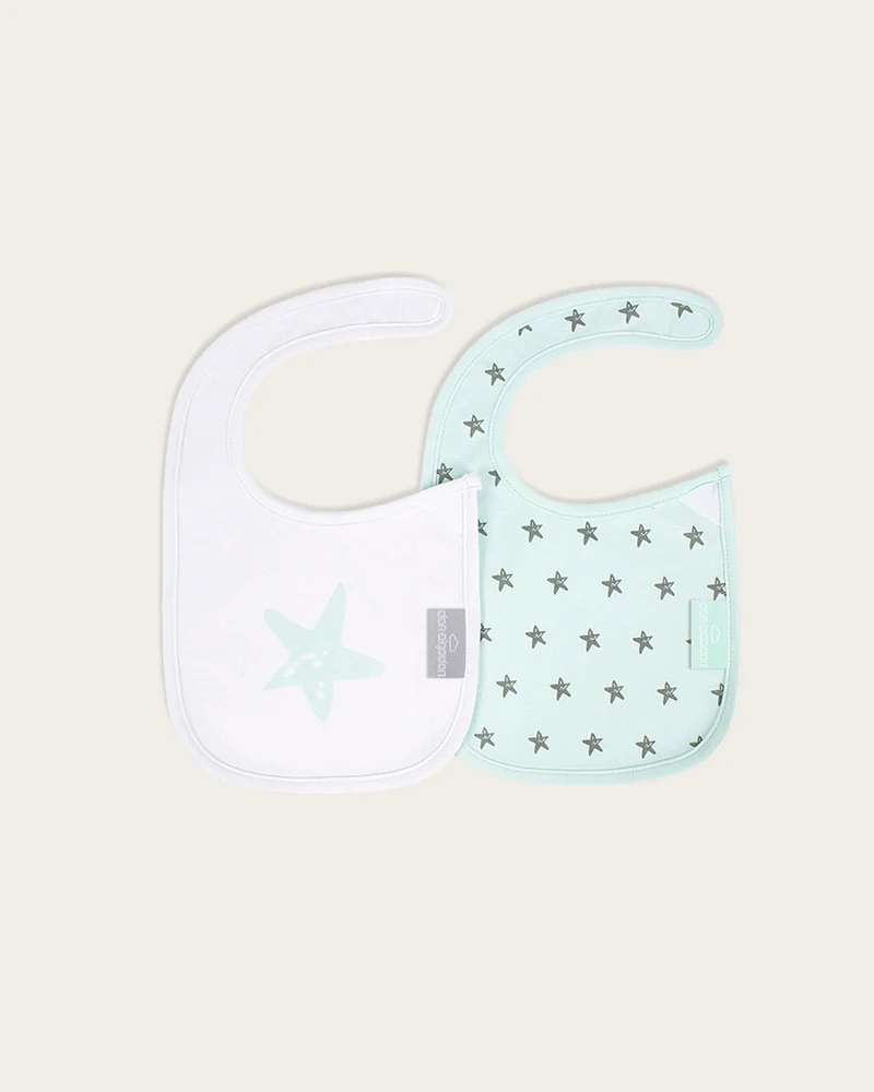 Pack 2 Baberos Estrellas - Verde