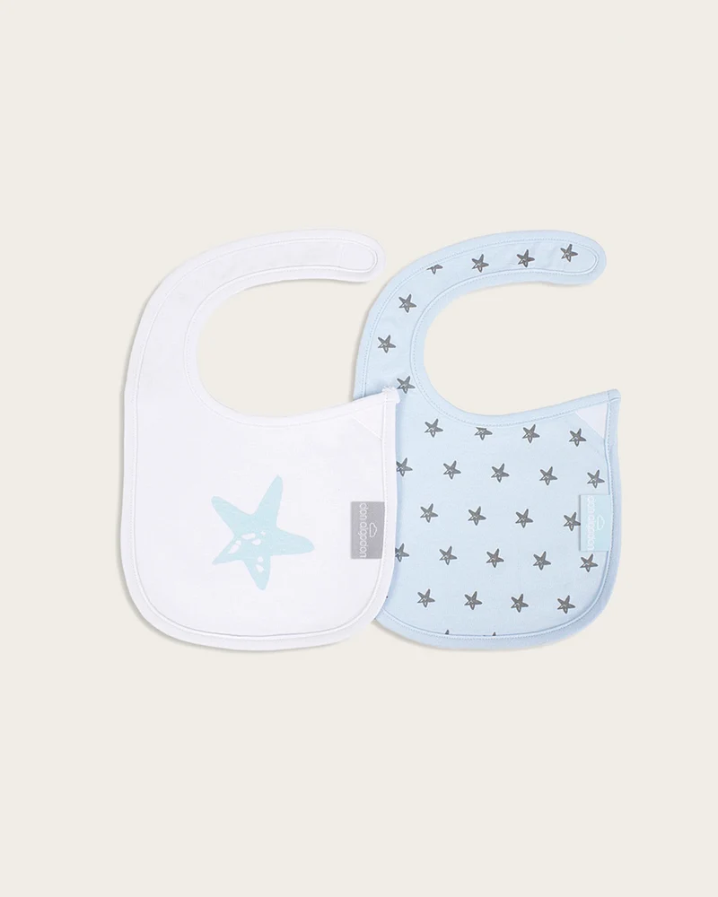 Pack 2 Baberos Estrellas - Azul
